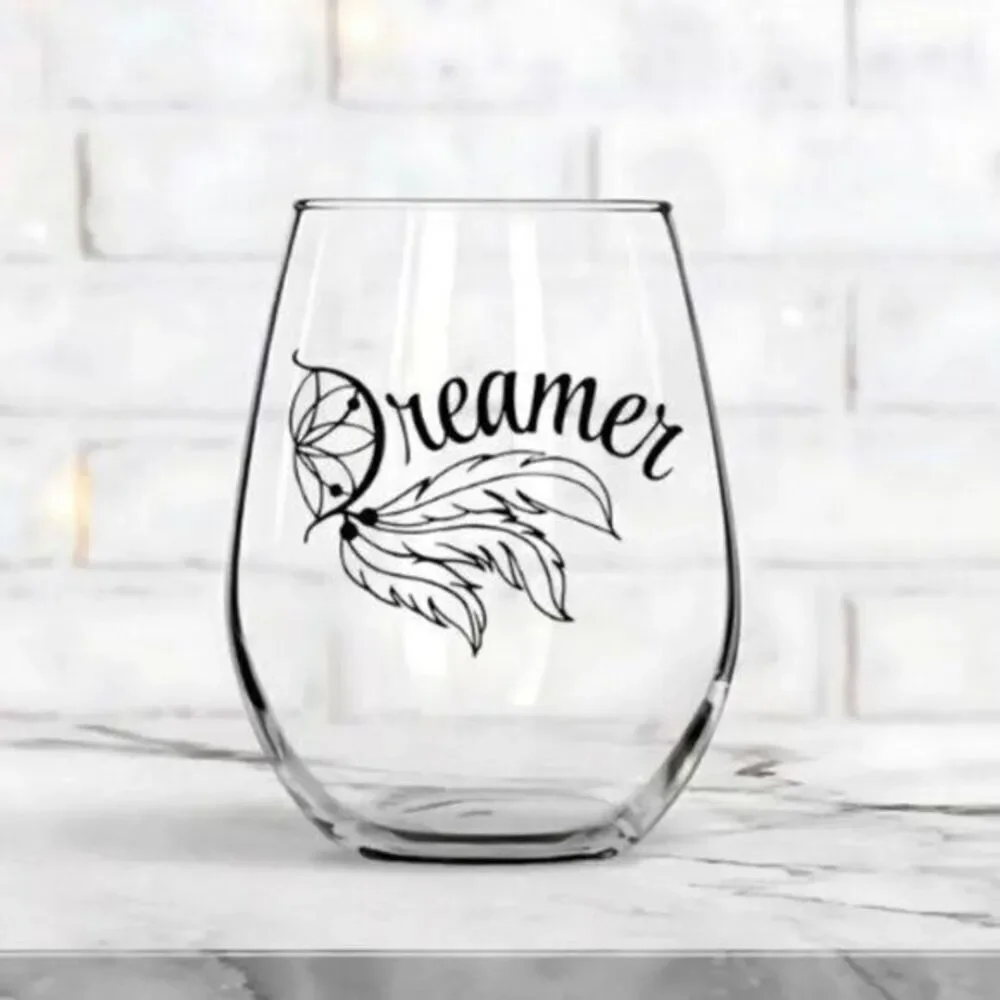 Dreamer Dreamcatcher Wine Glass